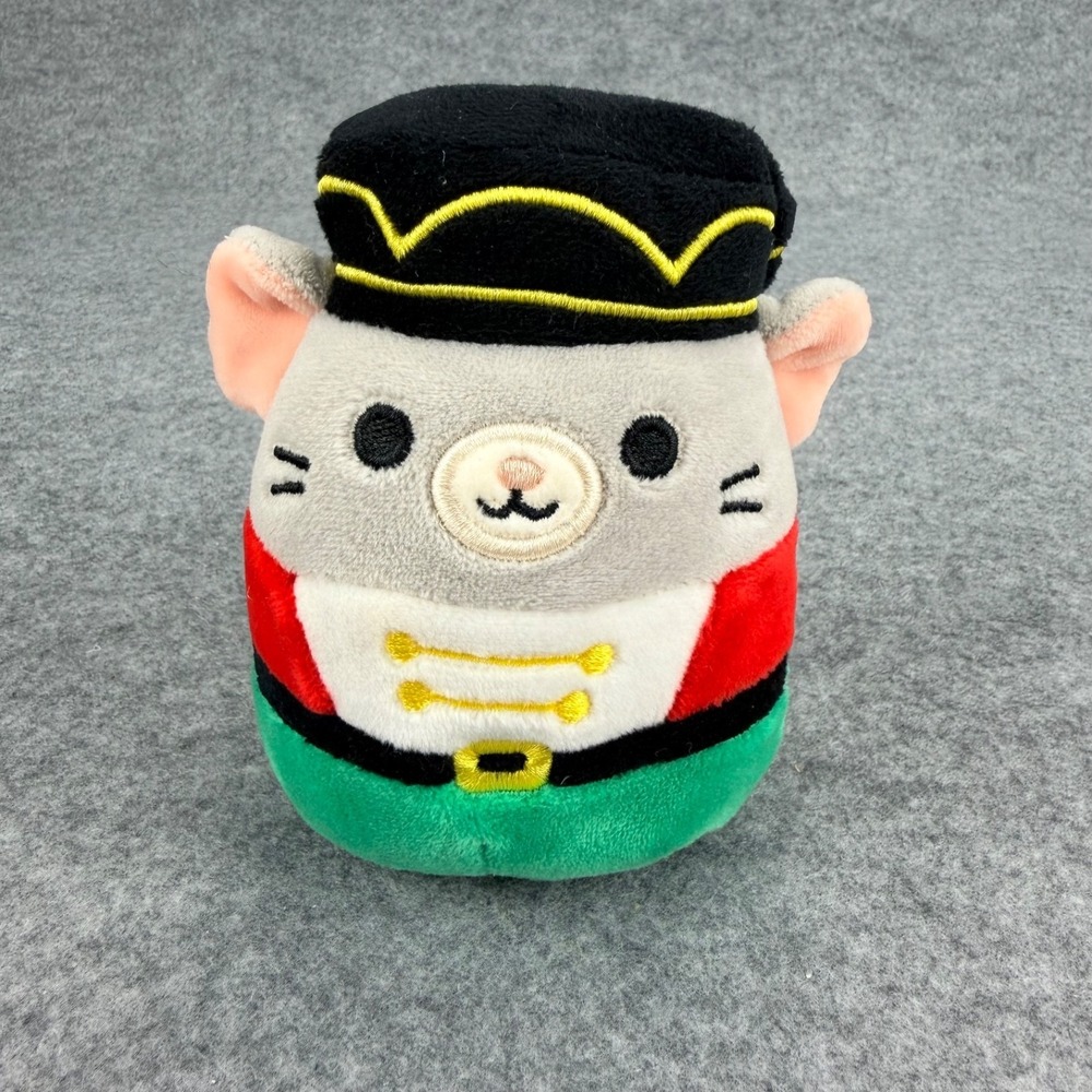 Squishmallows Nutcracker Mouse Plush 4" Christmas Holiday Ornament Jazwares Toy